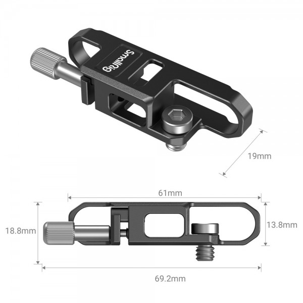 SmallRig T5 Portable SSD cable clamp for BMPCC 6K PPO 3300